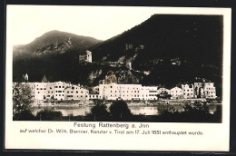 AK Rattenberg Am Inn, Blick Auf Die Festung  - Otros & Sin Clasificación