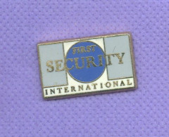 Rare Pins First Security International Zamac Y. Delsart P275 - Sonstige & Ohne Zuordnung