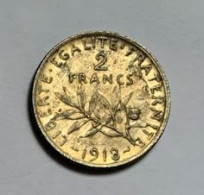 2 Francs Semeuse - 1918 - 2 Francs