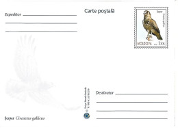 Moldova - Postal Stationery  2016 : Short-toed Snake Eagle (Circaetus Gallicus) - Adler & Greifvögel