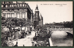 75 - PARIS - (1er Et 4ème) - Marché Aux Fleurs - Distrito: 01