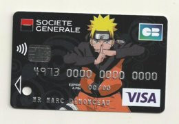 CARTE DE DEMONSTRATION VISA  THEME DESSIN ANNIME - Credit Cards (Exp. Date Min. 10 Years)