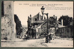 75 - PARIS - Vieux Montmartre - Rue Du Mont-Cenis - Distrito: 18