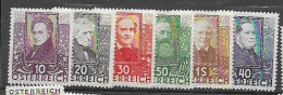 Austria 1931 Mh * Set (200 Euros If Mnh) - Unused Stamps