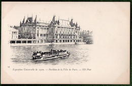 75 - PARIS - Exposition Universelle 1900 - Pavillon De La Ville De Paris - Exposiciones