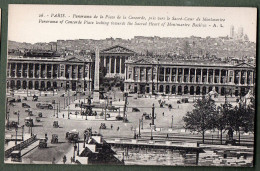 75 - PARIS - Panorama De La Place De La Concorde - Places, Squares