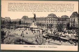 75 - PARIS - Place De La République - Squares