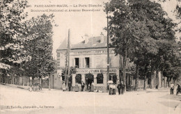 C P A -  94 - PARC -   SAINT MAUR  -    La Porte Blanche , Boulevard National Et Avenue  Beauséjour - Saint Maur Des Fosses