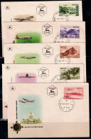 ISRAEL LOT OF 100 FDC DIFFERENT VF!! - FDC