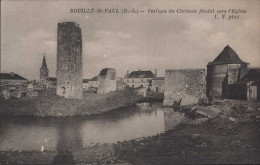 BOUILLE St PAUL Vestiges Du Château Féodal Vers L'Eglise - Autres & Non Classés