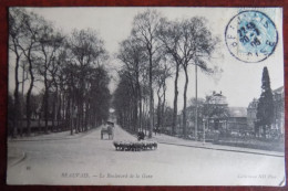 Cpa Beauvais ; Le Boulevard De La Gare - Beauvais