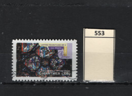 PRIX F. Obl 553 YT 5082 MIC Cathédrale De Chartres  « Art Gothique » 59 - Used Stamps