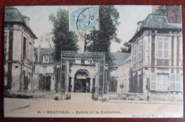 Cpa Beauvais ; Entrée De La Préfecture - Beauvais