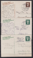 Dt.Reich Sonderpostkarten MiNo. P 276777 SSt Und P 276 Mit Maschinenwerbe-o Köln Karneval 1939 - Postkarten