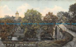 R158639 Auld Brig O Doon And Monument. Millar And Lang. National. 1908 - Monde