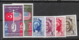 Turkiye Mh * Complete Set 1938 (9 Euros) - Nuovi