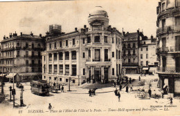 Beziers Place De L'hotel De Ville Et Poste - Beziers