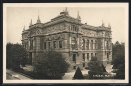 AK Linz A. D., Blick Auf Das Museum  - Sonstige & Ohne Zuordnung