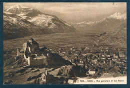 12394 Sion - Vue Générale Et Les Alpes - Otros & Sin Clasificación