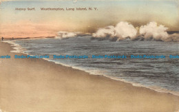 R157127 Heavy Surf. Westhampton Long Island. N. Y. Geo. M. Ferry. Albertype - Monde