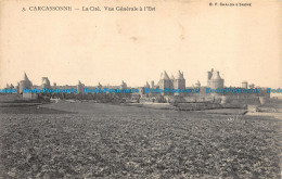 R157620 Carcassonne. Vue Generale A L Est. B. F. Chalon - Monde