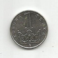 CZECHIA 1 KORUNA 1993 - República Checa