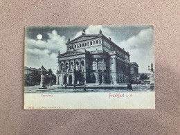 Frankfurt Opernhaus Carte Postale Postcard - Frankfurt A. Main