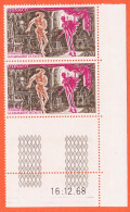 12477 / ⭐ MONACO Coin Daté 16-12-1968 Paire Yvert Y-T N° 780 Damnation De FAUST Par BERLIOZ 0fr20 LUXE MNH**  - Unused Stamps