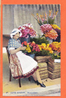 12387 / ⭐ NICE (06) Petits Métiers Côte D'Azur Bouquetière De Rue Conception Bouquets Fleurs 1910s  N°27 Alpes Maritimes - Artigianato