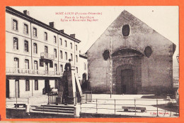 12292 / ⭐ MONT-LOUIS 66-Pyrénées Orientales Place LA REPUBLIQUE Eglise Monument DAGOBERT 1913 à BOUTET Port-Vendres FAU - Otros & Sin Clasificación