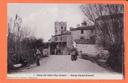 12293 / ⭐ ♥️  Rare PALAU-del-VIDRE (66) Entrée PORTAL-d'AMONT 1908 à GARIDOU Port-Vendres Emaillographie FAU 1  - Otros & Sin Clasificación