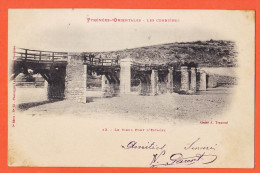 12304 / ⭐ ESTAGEL (66) Vieux Pont Agly Les CORBIERES 1903 à GARIDOU Mercerie Port-Vendres TRANTOUL LABOUCHE 9e Série 13  - Other & Unclassified