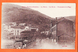 12278 / ⭐ CERBERE (66) La Mairie Les Ecoles Promenade De La Plage 1907  Pyrénées Orientales Cliché JUDE - Cerbere