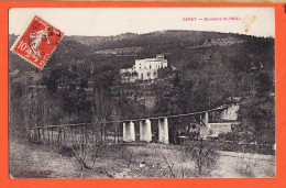 12257 / ⭐ CERET (66) Domaine SAINT-PAUL Pont Passerelle Bois St 1912 à Honoré VILLAREM Editeur ROQUE  - Ceret