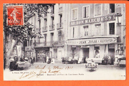 12255 / ⭐ ♥️ Rare CERET (66) AU BON MARCHE 391 JEAN JULIA Boulevard Place Ancienne POSTE 1911 à GARIDOU- ROQUE - Ceret
