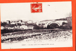 12237 / ⭐ CERET (66) Les DEUX PONTS Sur TECH Et Le CANIGOU 2785 Mètres 1914 à Marius BOUTET Port-Vendres-LAMIOT  - Ceret