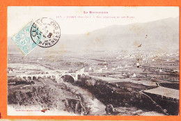 12252 / ⭐ CERET (66) Vue Générale Et Les Ponts  1910 à Anna JOLY Rue Du Commerce Port-Vendres-Le ROUSSILLON LABOUCHE 157 - Ceret