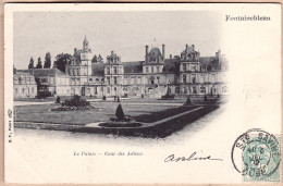12046 / ⭐ FONTAINEBLEAU 77-Seine Marne Cour Des ADIEUX 1902 à Germaine PETIT Couvent Du Sacré-Coeur Troyes - BF - Fontainebleau