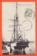 12388 / ⭐ NICE (06) Voilier 2 Mats Un Coin Du Port 1906 De GANDY à Marcel MONTHAUT C Pierre BAUQUIER Vendargues  - Transport (sea) - Harbour