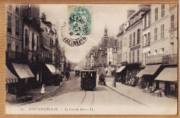 12016 / ⭐ FONTAINEBLEAU Tramway N°7 Devant Quincaillerie GRANDE RUE 1906 à DUCROS 31 Rue N.D Nazareth Paris-LEVY 89 - Fontainebleau