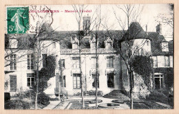 12140 / ⭐ COULOMMIERS Seine-Marne MANOIR FEODAL Façade Coté Jardin Postée 1907? à DELACROIX Pantin ( Titrée Rouge ) - Coulommiers