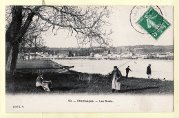 12169 / ⭐ CHAMPAGNE-sur-SEINE 77-Seine-Marne Pêcheurs QUAIS 1910s à PETIT Poitiers Cliché C.P 20 Simi Bromure BREGER - Champagne Sur Seine