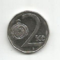 CZECHIA 2 KORUN 1993 - Repubblica Ceca
