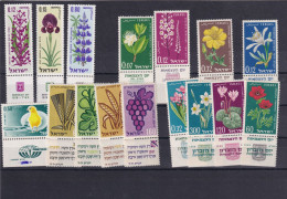 Israel. Conjunto De Series Nuevas Del Tema Flora - Unused Stamps (with Tabs)