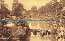 R158130 Buxton. The Gardens. Photochrom. Sepiatone. 1914 - World