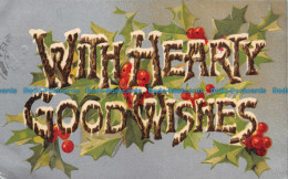 R158693 Greetings. With Hearty Good Wishes. Wildt And Kray. 1906 - World