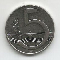 CZECHIA 5 KORUN 1993 - Czech Republic