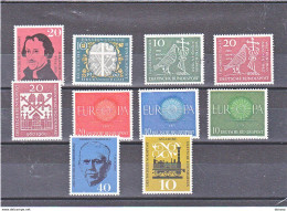 RFA 1960  Yvert 201-204 + 209-212 + 217-218 NEUF** MNH Cote : 11,90 Euros - Ungebraucht