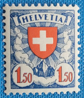 Zu 165z / Mi 196z / YT 210a Papier Gaufré * / MH SBK ** 90 CHF Voir Description - Unused Stamps