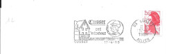 Lettre Entière Flamme 1989 Cusset Allier - Maschinenstempel (Werbestempel)